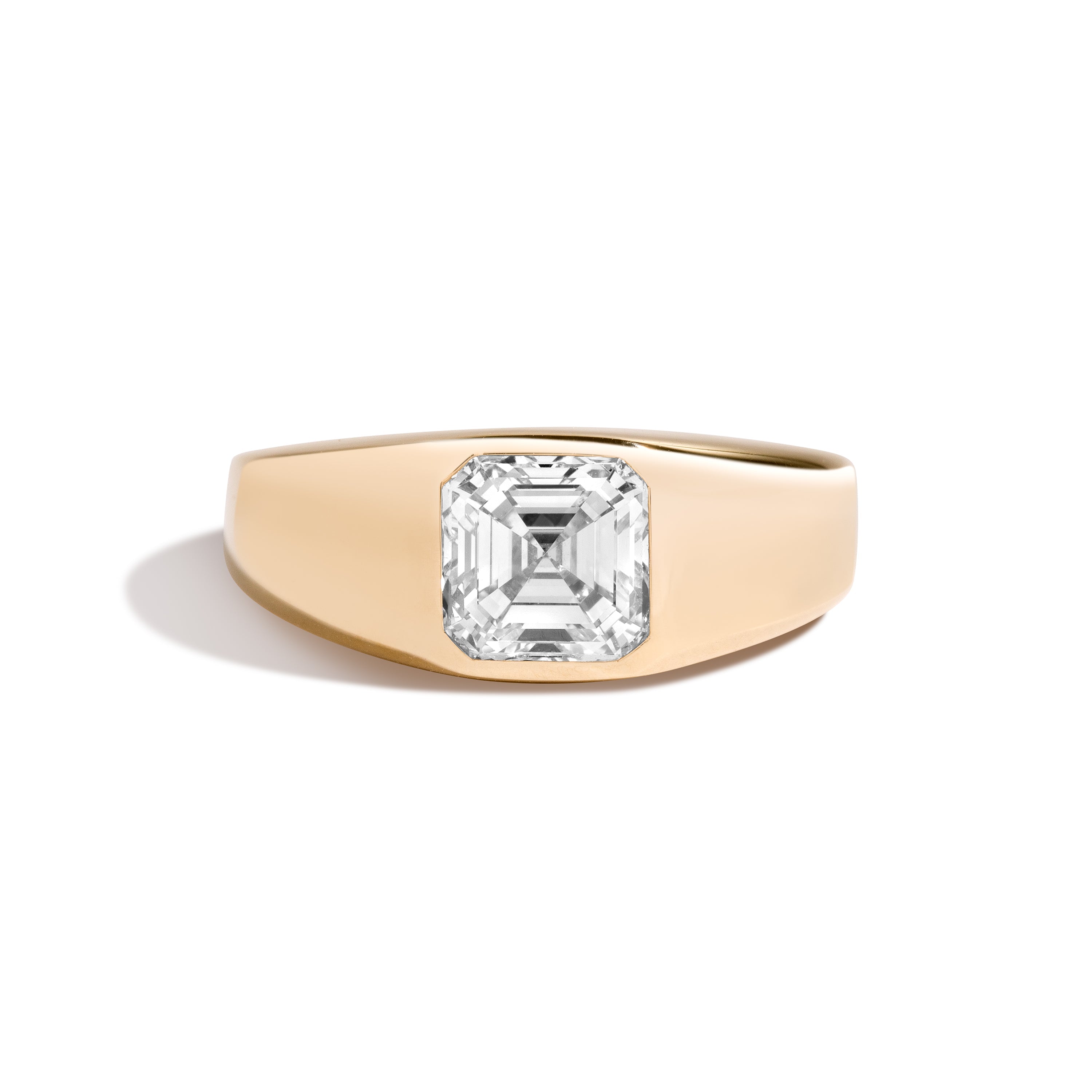 Shahla Karimi JOON Asscher Signet Ring 14K Yellow Gold