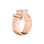 Shahla Karimi JOON Bezel Set Emerald Band 14K Rose Gold