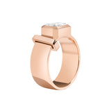 Shahla Karimi JOON Bezel Set Emerald Band 14K Rose Gold