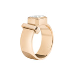 Shahla Karimi JOON Bezel Set Emerald Band 14K Yellow Gold