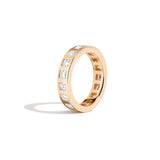 JOON Carre Eternity Ring 14K Yellow Gold