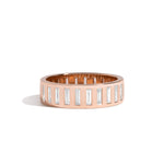Shahla Karimi Joon Baguette Eternity Band 14K Rose Gold