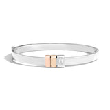 Shahla Karimi Joon Platinum Bracelet with 14K Rose Gold and 14K Yellow Gold Wraps