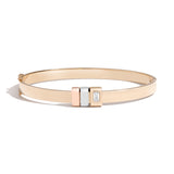 Shahla Karimi 14K Yellow Gold Bracelet With 14K Rose Gold and Platinum Wraps