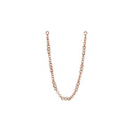 Shahla Karimi Mid-Century Falling Water Ear Chain Long 14K Rose Gold