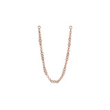Shahla Karimi Mid-Century Falling Water Ear Chain Long 14K Rose Gold