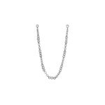 Shahla Karimi Mid-Century Falling Water Ear Chain Long 14K White Gold