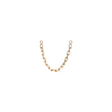 Shahla Karimi Mid-Century Mies Ear Chain 14K Yellow Gold 