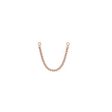 Shahla Karimi Mid-Century Wright Ear Chain in 14K Rose Gold