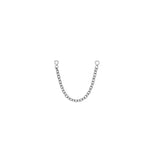Shahla Karimi Mid-Century Wright Ear Chain in 14K White Gold