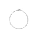 Shahla Karimi Pierced Diamond Tennis Bracelet 14K White Gold