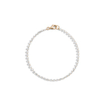 Shahla Karimi Pierced Diamond Tennis Bracelet 14K Yellow Gold