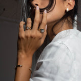 Shahla Karimi Zaha Wrap Ring With Half-Moon 14K Yellow Gold