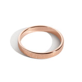 Shahla Karimi Jewelry Every Love 3mm Vertical Hammered Band 14K Rose Gold