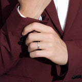 Shahla Karimi Jewelry Every Love 3mm Better Half Band 14K White Gold on Model