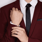 Shahla Karimi Jewelry Every Love 3mm Better Half Band 14K White Gold on Model GIF