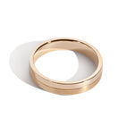Shahla Karimi Jewelry Every Love Horizontal Better Half Band 14/18K Yellow Gold