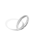 Shahla Karimi Jewelry Every Love Knife Edge Band 14K White Gold or Platinum Side View