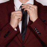 Shahla Karimi Jewelry Every Love Knife Edge Band 14/18K Yellow Gold on Model GIF