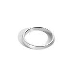 Shahla Karimi Jewelry Every Love Knife Edge Band 14K White Gold or Platinum 