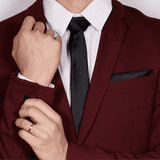 Shahla Karimi Jewelry Every Love Perfect 3mm Band 14/18K Yellow Gold Matte Finish on Model GIF