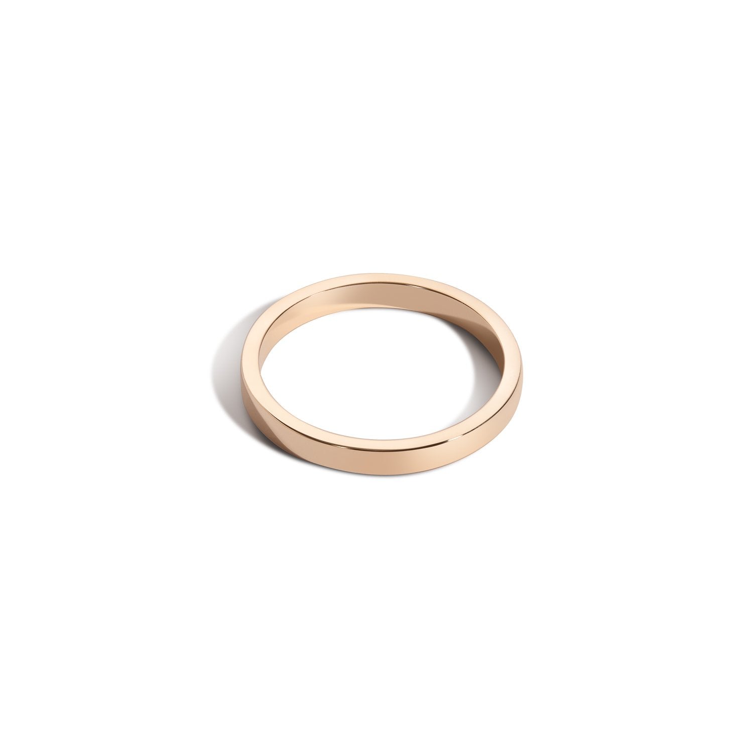 IN STOCK 14K Yellow Gold 2.2mm Deep Gold Band - Size 6