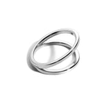 Shahla Karimi Jewelry Love V Ring 14K White Gold