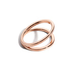 Shahla Karimi Jewelry Love V Ring 14K Rose Gold