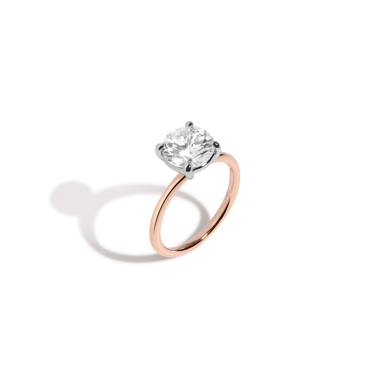 Shahla Karimi Brilliant Barely There Band in 14K/18K Rose Gold and White Diamond