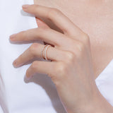 Rings  by Shahla Karimi on model on light background