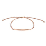 Shahla Karimi 14K Rose Gold Mother Baby ID Bracelet 
