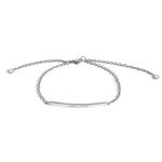Shahla Karimi 14K White Gold Mother Baby ID Bracelet 