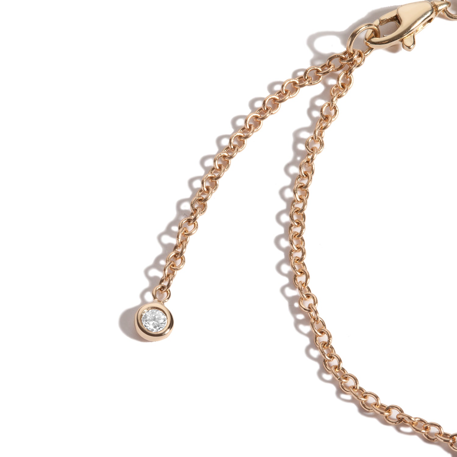 Shahla Karimi Mother Baby ID Bracelet Diamond Dangle