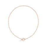 Shahla Karimi 2mm Toggle Chain 16" 14K Rose Gold