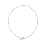 Shahla Karimi 2mm Toggle Chain 16" 14K White Gold