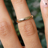 Shahla Karimi Jewelry 3mm Dome Band 14/18K Yellow Gold on Body