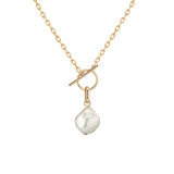 Shahla Karimi Akoya Baroque South Sea Charm 14K Yellow Gold on 14K Yellow Chain