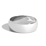 Shahla Karimi Jewelry Dad Band No.1 14K White Gold