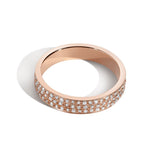 Shahla Karimi Jewelry Every Love Better Half Pave Band 14K Rose Gold