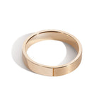 Shahla Karimi Jewelry Every Love 4mm Better Half Band - 14/18K Yellow Gold