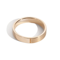 Shahla Karimi Jewelry Every Love 4mm Better Half Band - 14/18K Yellow Gold