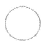 Shahla Karimi 11.5 carat Bezel-Set Emerald Tennis Necklace White Gold