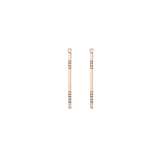 Shahla Karimi Jewelry Diamond Foundry Deco Baguette Bar Ear Jacket 14K Rose Gold