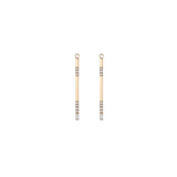 Shahla Karimi Jewelry Diamond Foundry Deco Baguette Bar Ear Jacket 14K Yellow Gold 