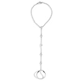 Shahla Karimi Jewelry Diamond Foundry Deco Marquise Hand Chain 14K White Gold w/ White Diamonds