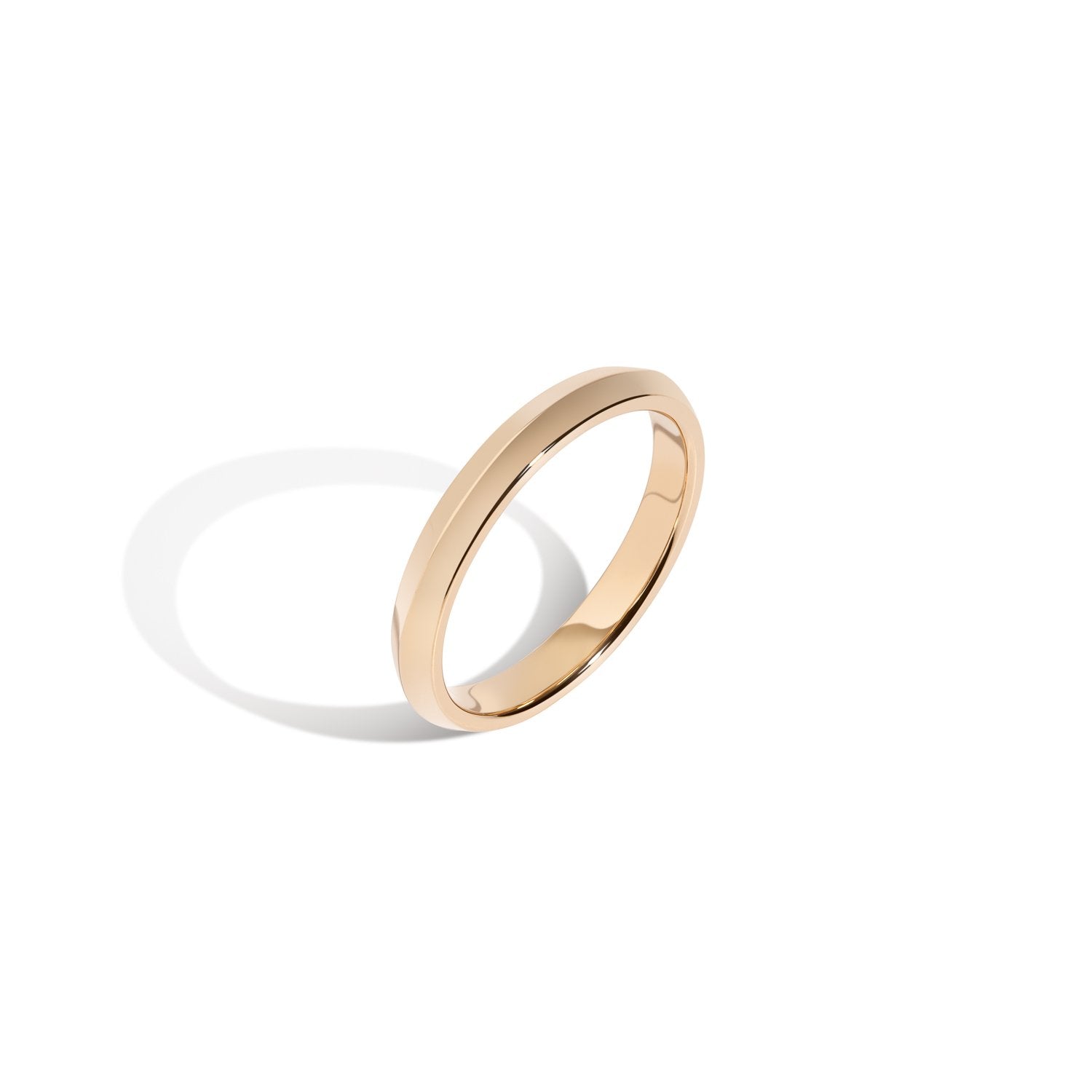 IN STOCK Every Love Knife Edge Yellow Gold Band - Size 8