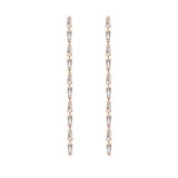 Shahla Karimi Jewelry Landmark Collection Chrysler Drop Earrings 14K Rose Gold