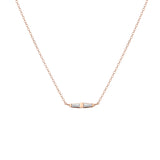 Shahla Karimi Jewelry Landmark Collection Chrysler Necklace 14K Rose Gold
