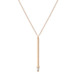 Shahla Karimi Jewelry Landmark Collection Chrysler Pendant Necklace No.1 14K Yellow Gold