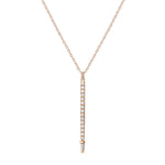 Shahla Karimi Jewelry Landmark Collection Chrysler Pendant Necklace No.2 14K Yellow Gold